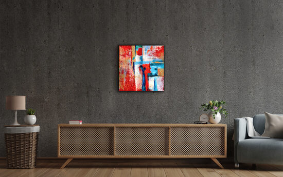 Plexikép - 70x70 cm - Juno találkozása Irisz nimfával